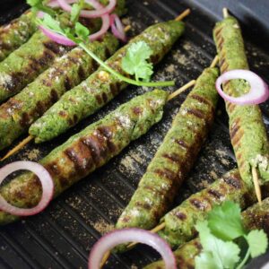 CHICKEN HARIYALI SEEKH